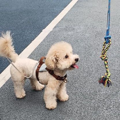 DIBBATU Dog Rope Toy, 3 Pack for Small Dogs, Durable Interactive Puppy Toys Ropes, Flirt Pole Replacement Toys for Teething Health, Relieve Boredom