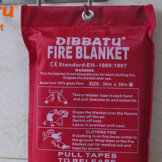 Method of using fire blanket