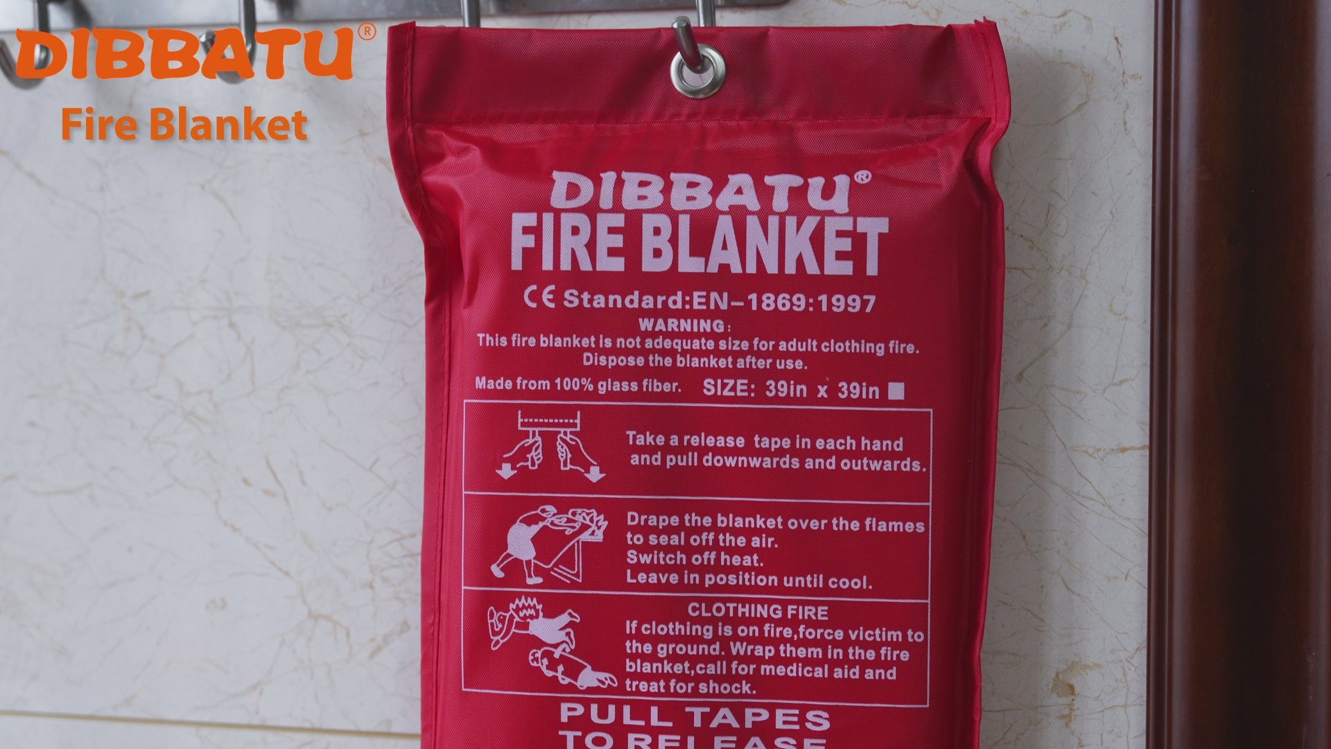 Method of using fire blanket