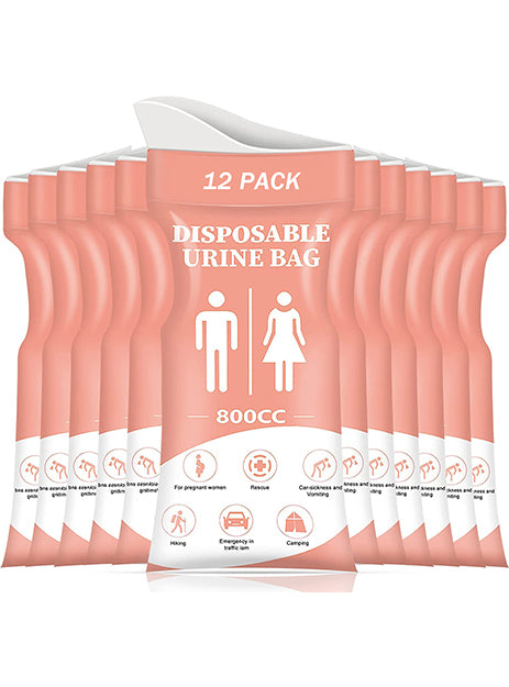 Coated Paper Pee Pouch  Absorbent Urine Bags  For Travel Size Large